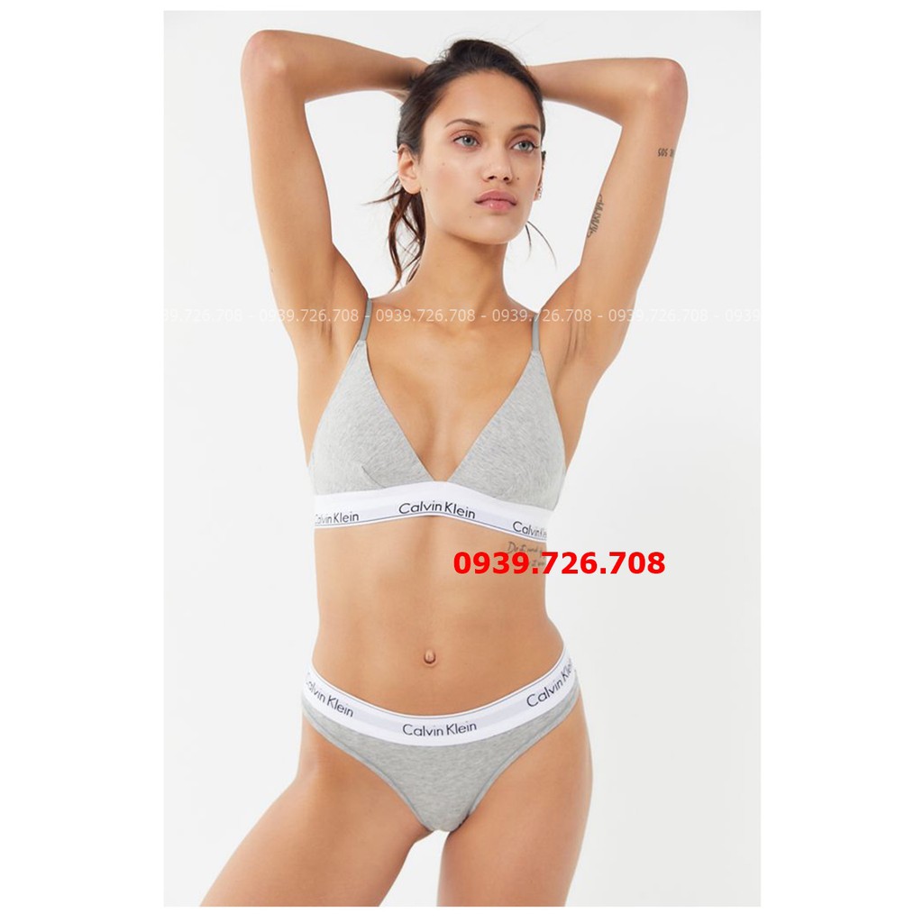 Bộ đồ lót.CK 2 dây cotton cao cấp mịn mát không gọng có khe nhét mút (kèm mút) - MÀU đen trắng xám | BigBuy360 - bigbuy360.vn