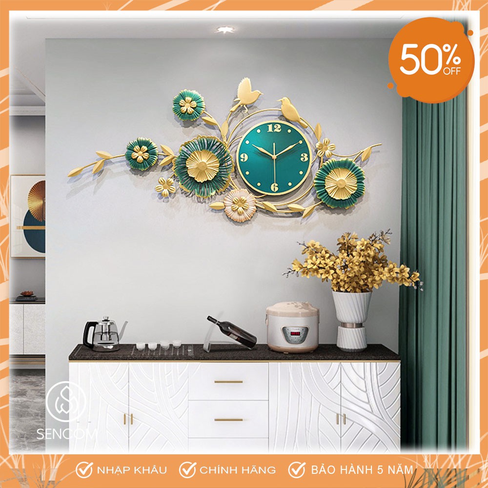 Đồng Hồ Treo Tường, Đồng Hồ Trang Trí Decor Vòng Mã 0038