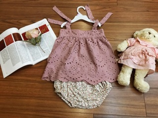 Set váy + quần chip siêu xinh cho bé(có clip)