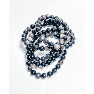 Vòng silver obsidian