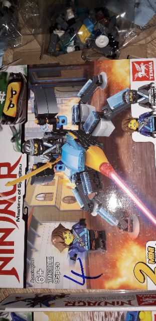 Lắp ráp NLego Ninjagr 6304 có nhiều chi tiết rất đẹp