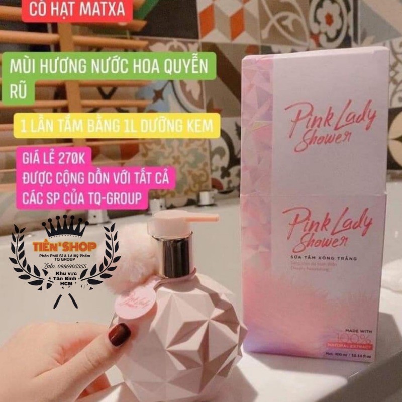 SỮA TẮM XÔNG TRẮNG PINK LADY