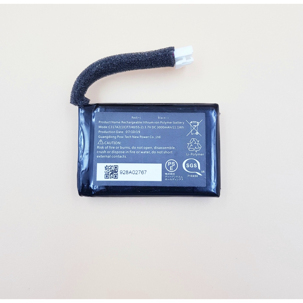 Pin Lipo 3.7V 3000mAh 124055 Dùng Cho Camera Hành Trình Loa Bluetooth Sạc Đồ Chơi lithium polymer LOA DENON-Shoplinhkien