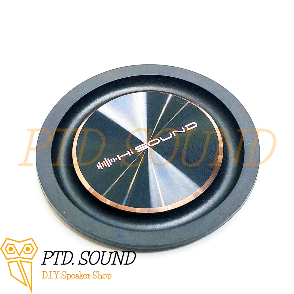 Màng cộng hưởng bass Hi Sound 3.1 inch mặt nhôm đồng tâm. DIY loa siêu bass, siêu trầm từ PTD Sound