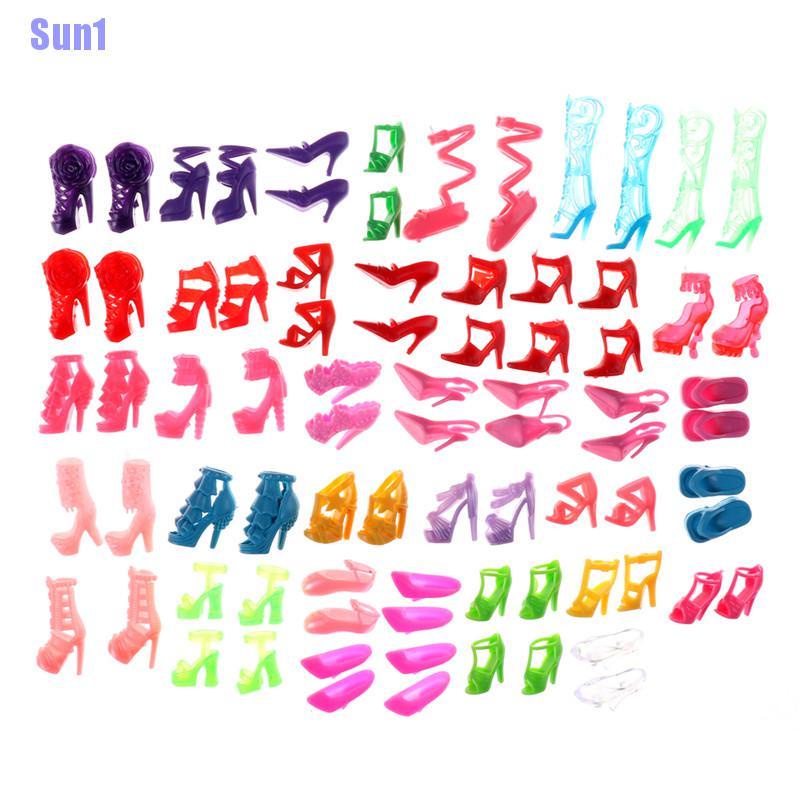 Set 80 Đôi Giày Bốt Cao Gót Nhiều Màu Sắc Đa Dạng Hợp Thời Trang