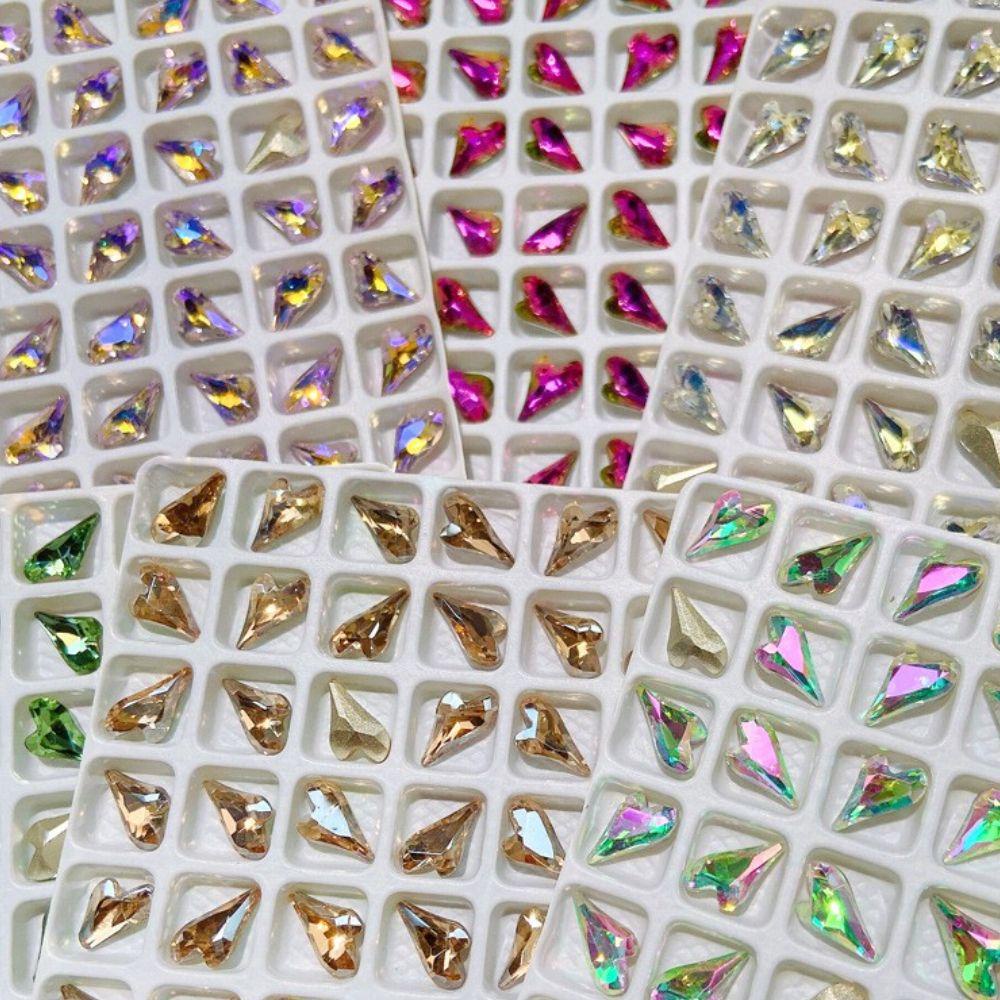 OCEANMAP Crystal Nail Charms Flash Nail Beauty Nail Ornaments Nail Salon DIY Nail Material 3D Nail Charms