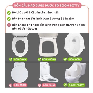Bô cho bé ,Bô Boom Potty vệ sinh cho bé từ 7 tháng đến 4 tuổi