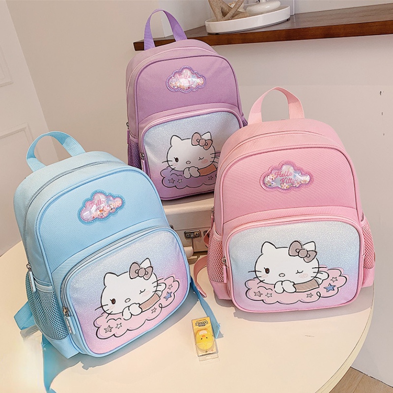 Ba Lô Đi Học Hình Hello Kitty Dễ Thương Cho Bé