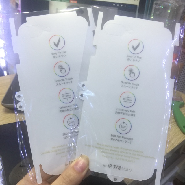 Miếng Dán PPF ánh cầu vồng Iphone 7 plus