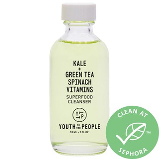 (Sẵn 15/30mL) 🌿 Sữa Rửa Mặt Youth To The People Kale + Green Tea Spinach Vitamins Superfood Cleanser