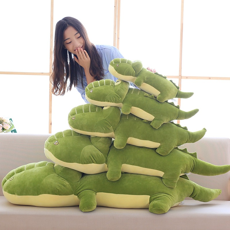 Gấu Bông Cá Sấu - Cá Sấu Bông Xanh Size 40cm