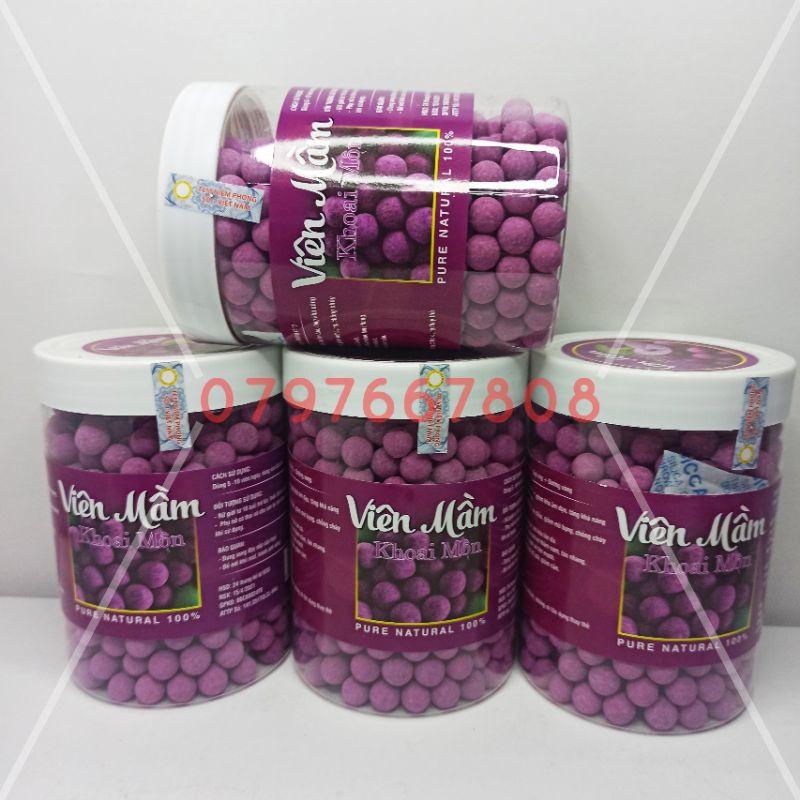 500gr Viên Mầm Đậu Nành Mix Đủ Vị, Nở Ngực, Tăng Vòng 1, Tăng sinh lý nữ