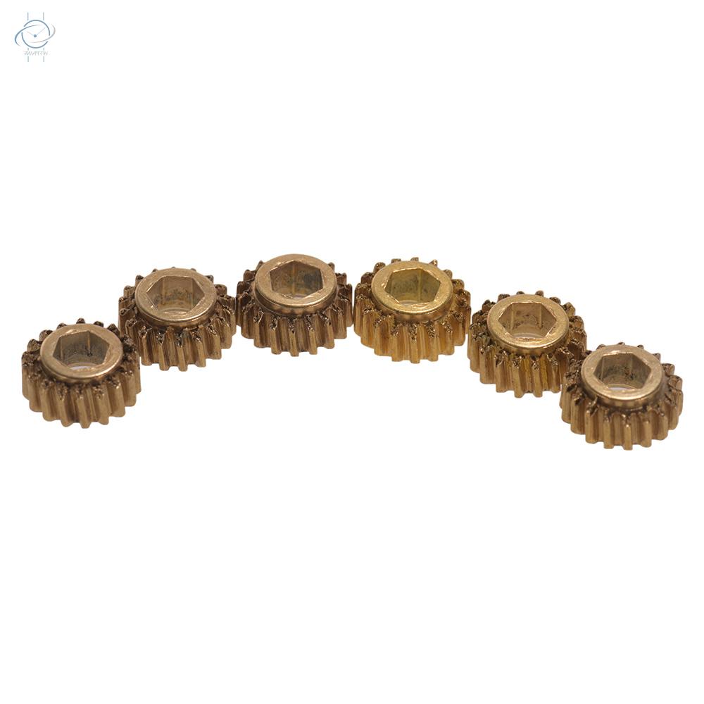 ♫6pcs Guitar String Tuners Tuning Pegs Keys Machine Heads Mount Hex Hole Gear 1:18 Ratio