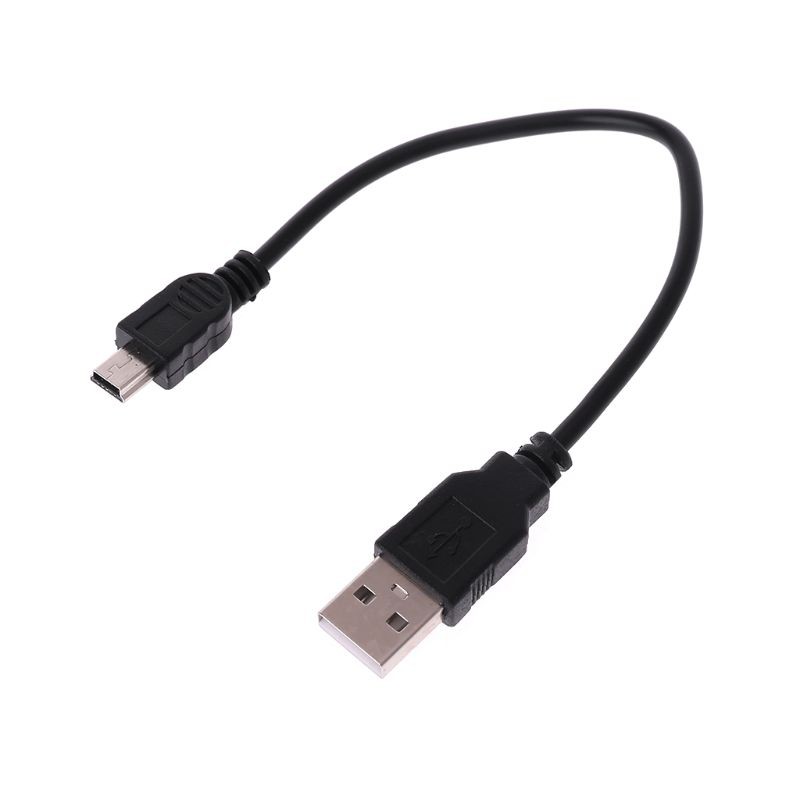 VIVI 1PCS black USB male to 5PIN data cable short line USB2.0