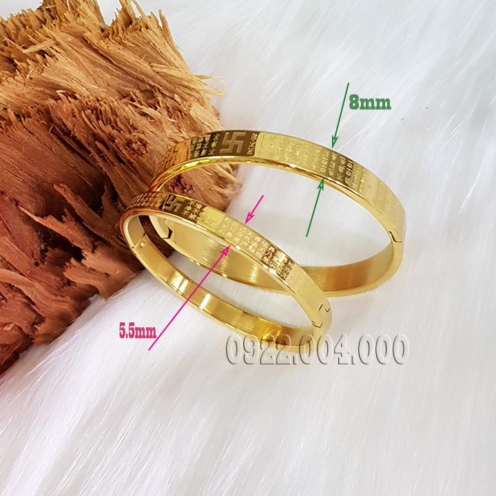 Vòng tay khắc bát nhã tâm kinh dạng tròn. | BigBuy360 - bigbuy360.vn