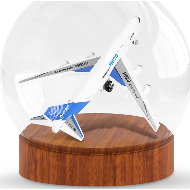 Mô Hình Máy Bay Airbus H620 Cỡ Lớn Có Đèn Và Âm Thanh Vui Nhộn Cho Bé