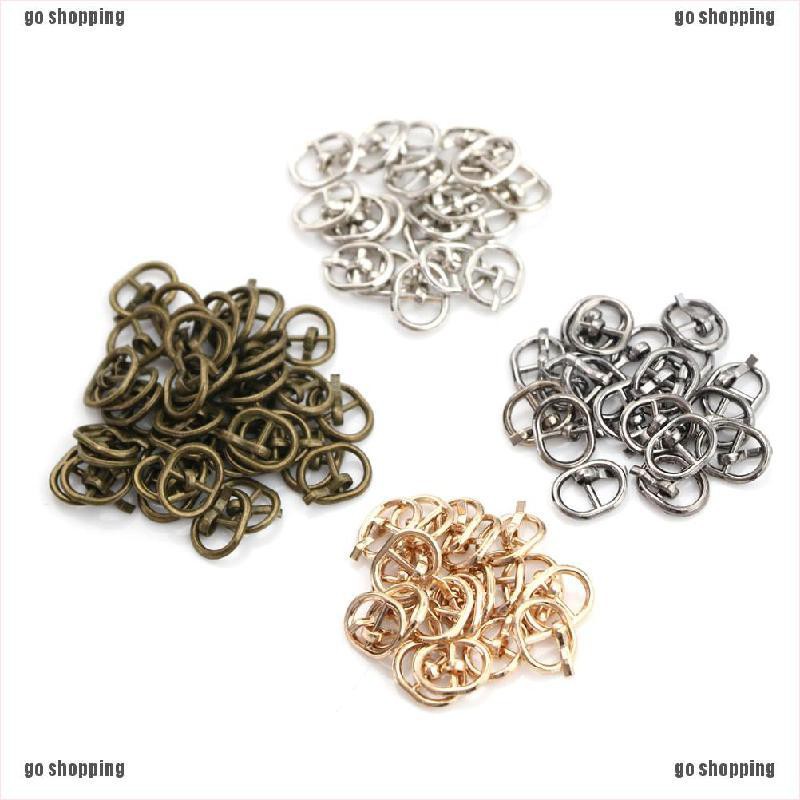 {go shopping}5.5mm Mini Metal Buckle DIY Doll Dress Patchwork Handmade Craft Sewing Accessory