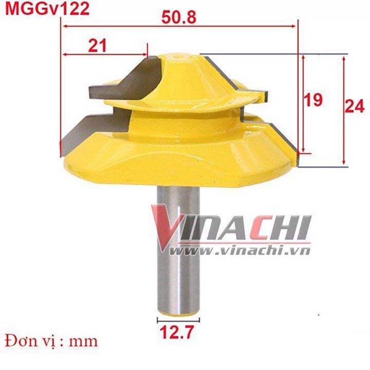 Mũi ghép góc vàng