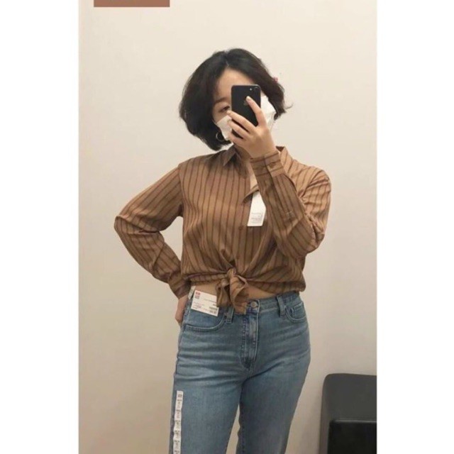 Áo sơmi rayon uniqlo nhật
