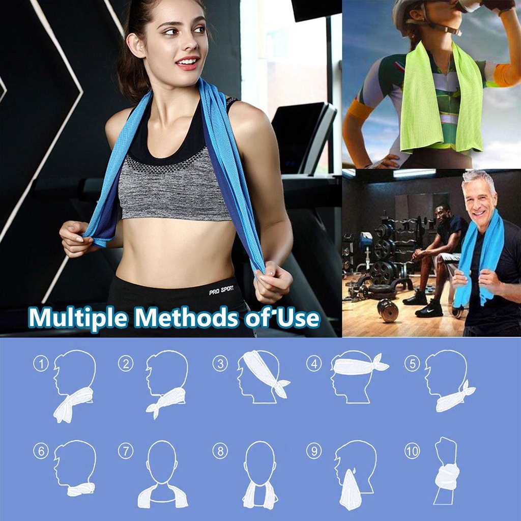 FAY Khăn Làm Mát Tức Thì Khi Tập Gym, Yoga