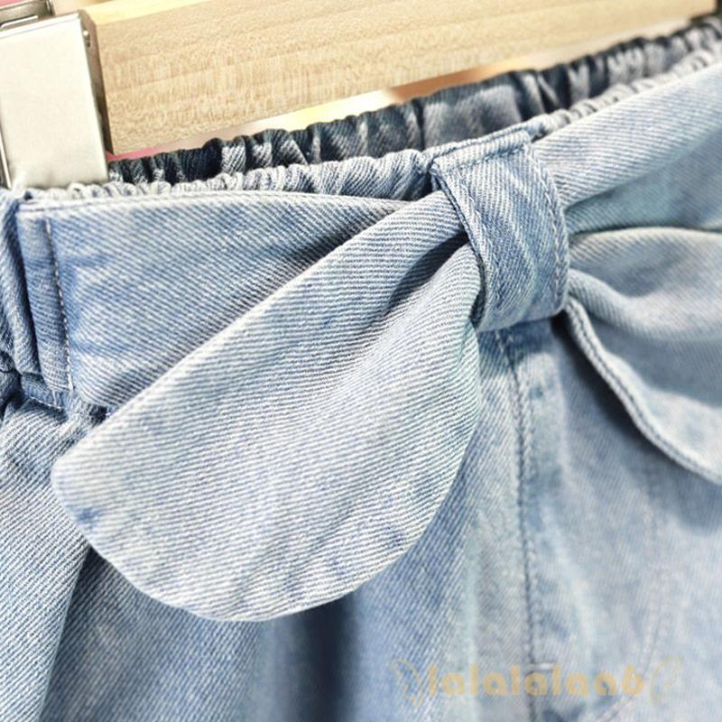 Quần Short Denim Thời Trang Cho Bé Gái Laa6