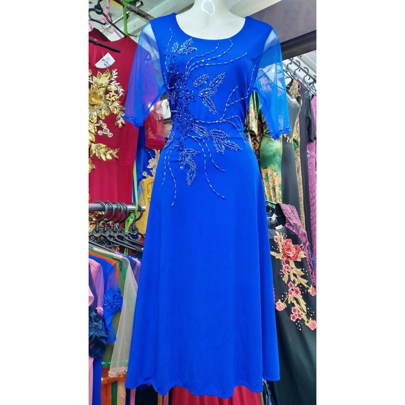 Đầm dạ hội dự tiệc trung niên form lửng MB1