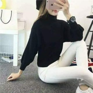 Áo len tay bồng