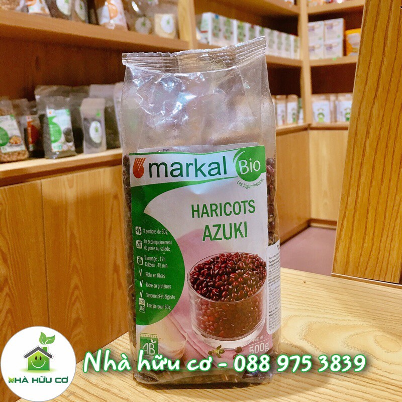 Đậu đỏ hữu cơ Azuki Markal 500gr - Date: 28/11/2022 - Nhà Hữu Cơ