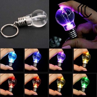 ✧móc khóa bóng đèn mini thay đổi màu sắc