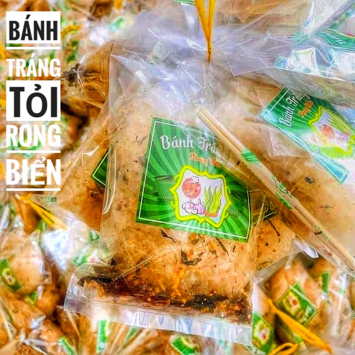 Bánh Tráng Tỏi Rong Biển (Dùng Ăn Chay Được)