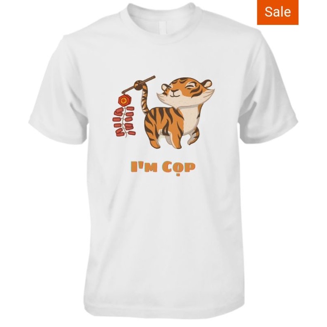 Áo thun in hình con cọp siêu cute ❤️❤️ | I'm Cọp