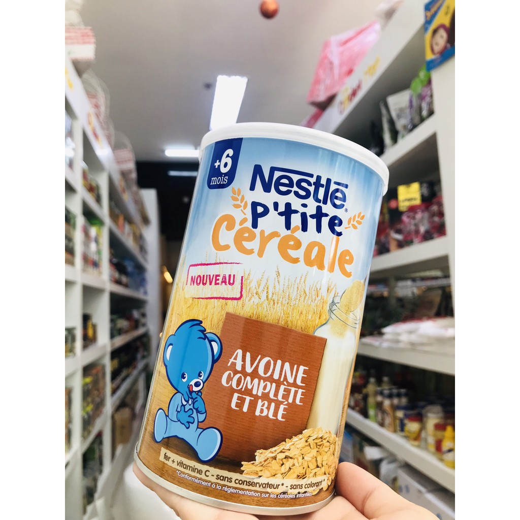 Bột pha sữa Nestle Pháp vị yến mạch 400g date 2021