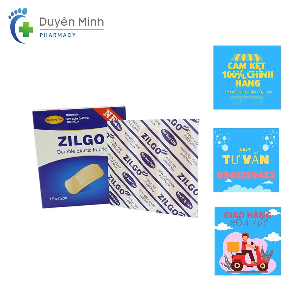 Băng Dán Cá Nhân Zilgo 102 Miếng