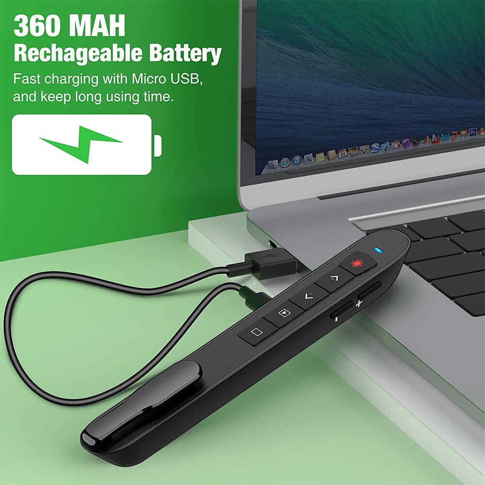 Bút Thuyết Trình Điều Khiển Từ Xa Không Dây USB PPT