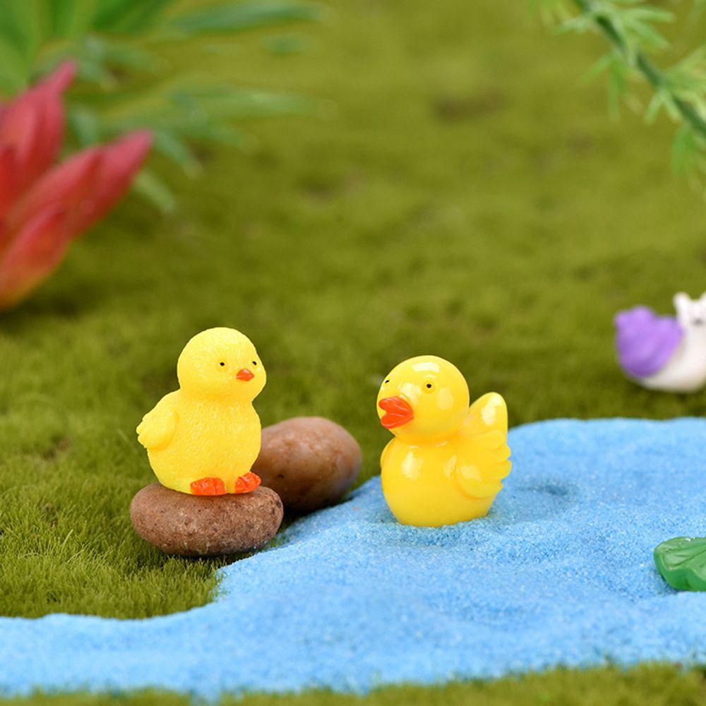 1 Tượng Mèo / Ếch / Mèo Trang Trí Vườn Nhà Búp Bê
