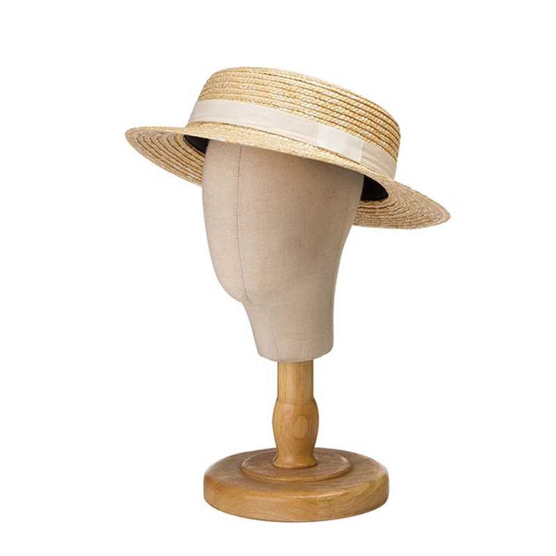 Mũ Cói Rộng Vành Thời Trang Hè Xinh Xắn Cho Bé