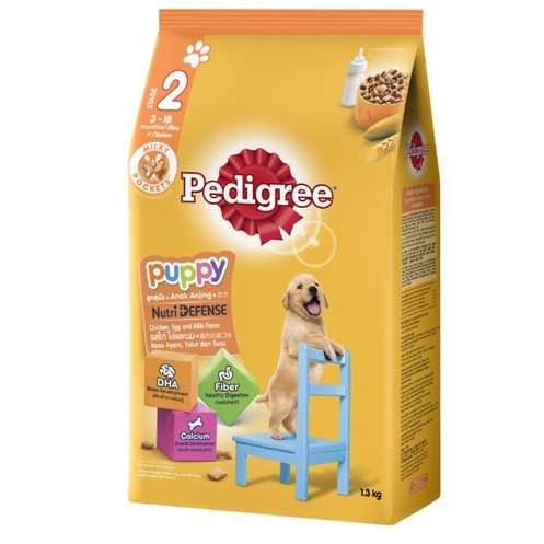 Pedigree Thức ăn chó con vị gà &amp; trứng túi 1.3kg