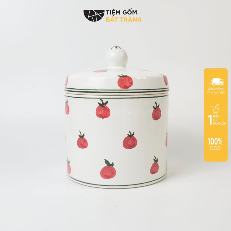 Vại Muối Dưa Cà Hũ Muối Dưa Đựng Muối Mỡ Đựng Đường Hạt Gốm Sứ Bát Tràng Nhiều Mẫu