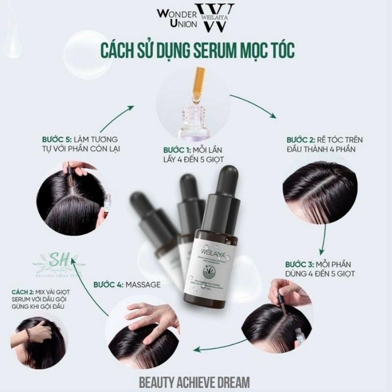 Serum Huyết Thanh Mọc Tóc Weilaiya HTWLY104 Dưỡng Tóc Mọc Nhanh Dài Kích Thích Mọc Tóc Nhanh Từ Thảo Dược Thiên Nhiên