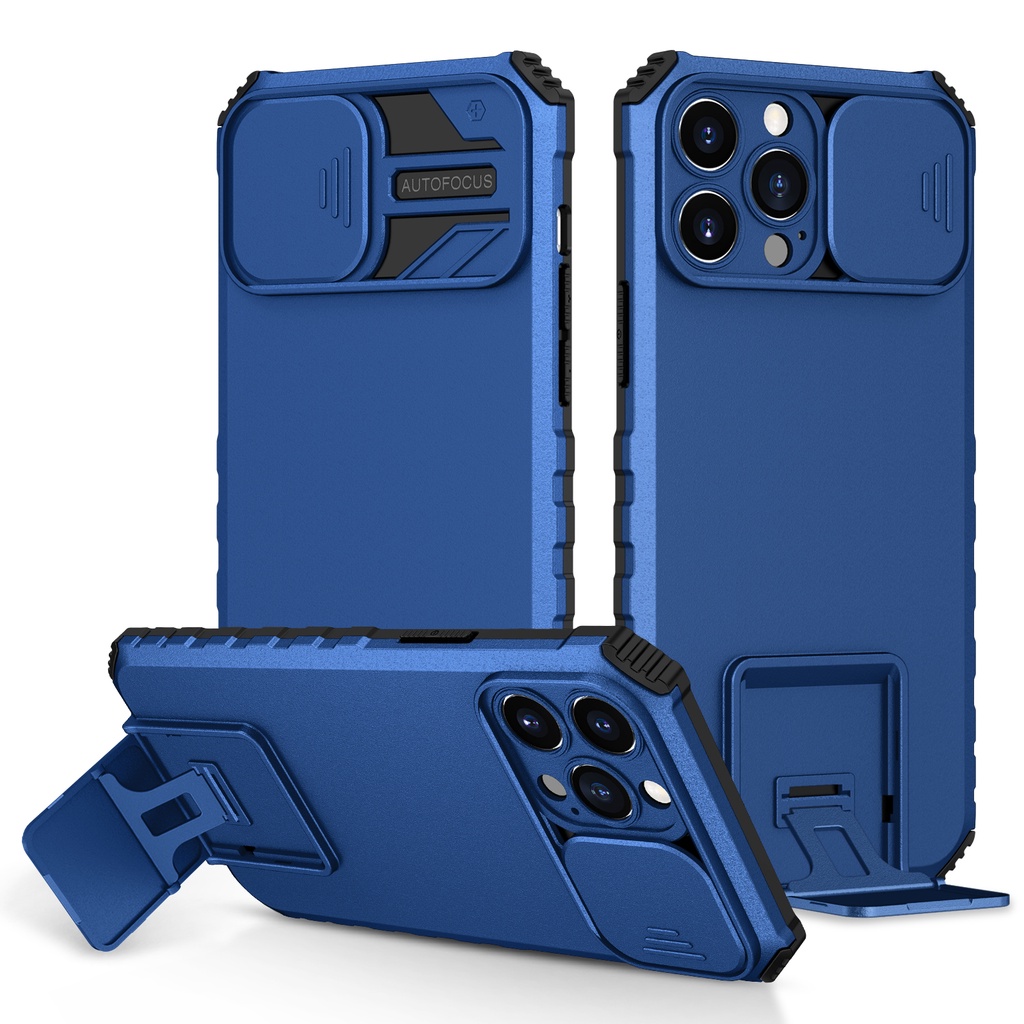 Ốp Điện Thoại Cứng Có Nắp Trượt Bảo Vệ Camera Cho iPhone 13 Pro Max iPhone 12 Pro Max