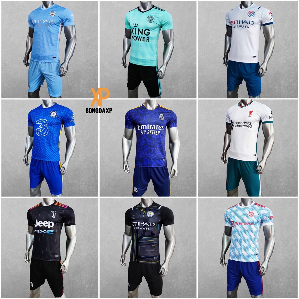 Quần áo bóng đá các CLB và Đội Tuyển HOT Vải thun lạnh cao cấp Bóng Đá XP