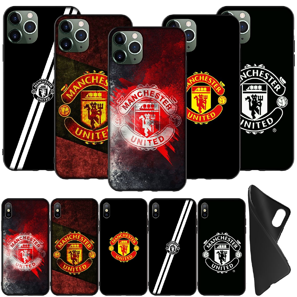 Ốp Điện Thoại Silicon Mềm Hình Man Utd Manchester United Fc Man Utd Cho Iphone 11 Pro Xr X Xs Max 6 7 8 6s Plus