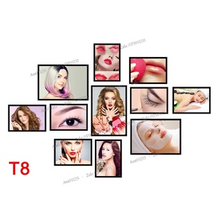 BỘ 11 TRANH SPA, PHUN XĂM, NAIL MI, TÓC (Nhiều Mẫu Để Lựa) - Ann933233
