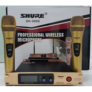 Micro không dây shure sh-300g âm thanh cực hay