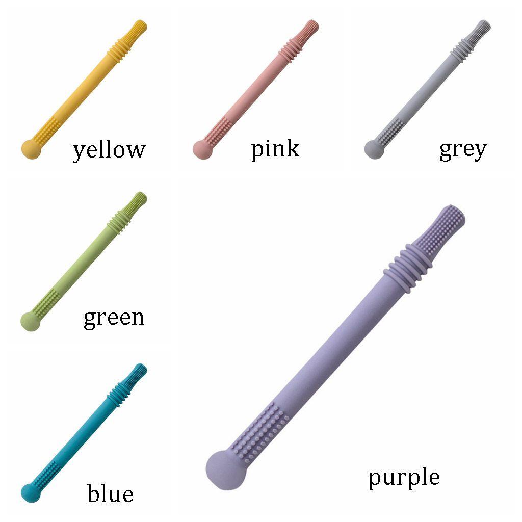 JARRED 1 Bàn Chải Đánh Răng Silicone Không Chứa BPA Cho Bé Từ 3-12 Tháng Tuổi