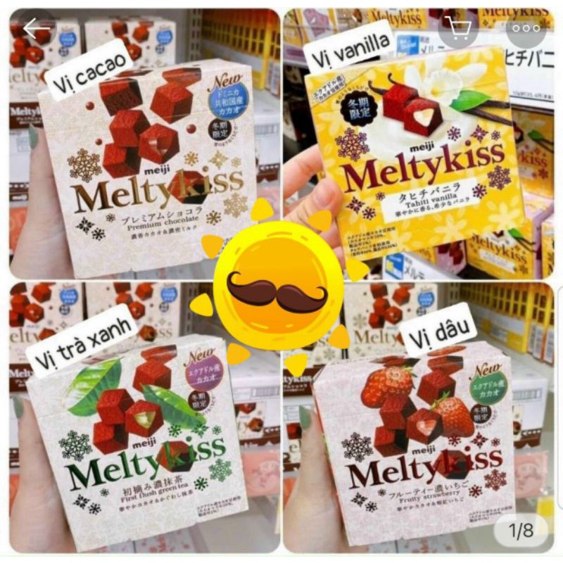 Socola tươi Melty Kiss Meiji nội địa Nhật Bản