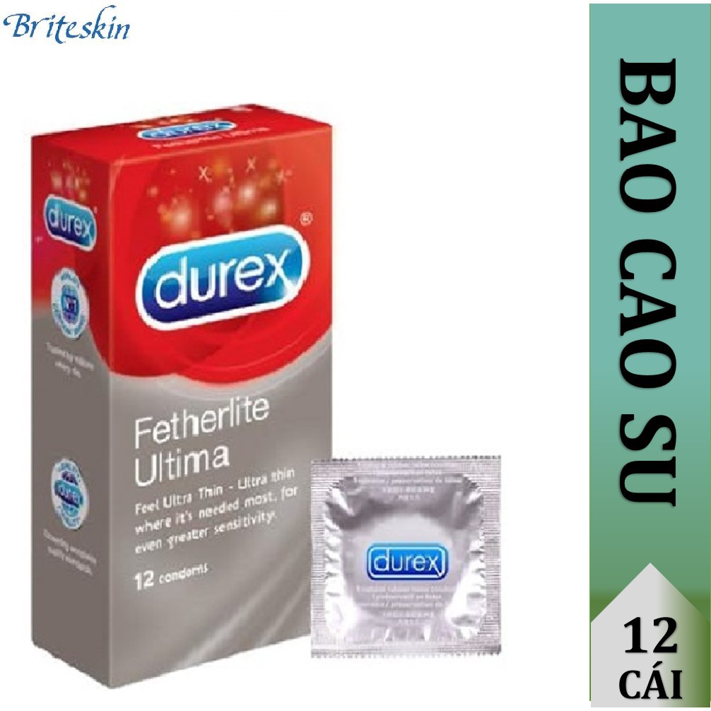 Dòng Bao Cao Su Durex (Hộp 3 và 12 Cái)