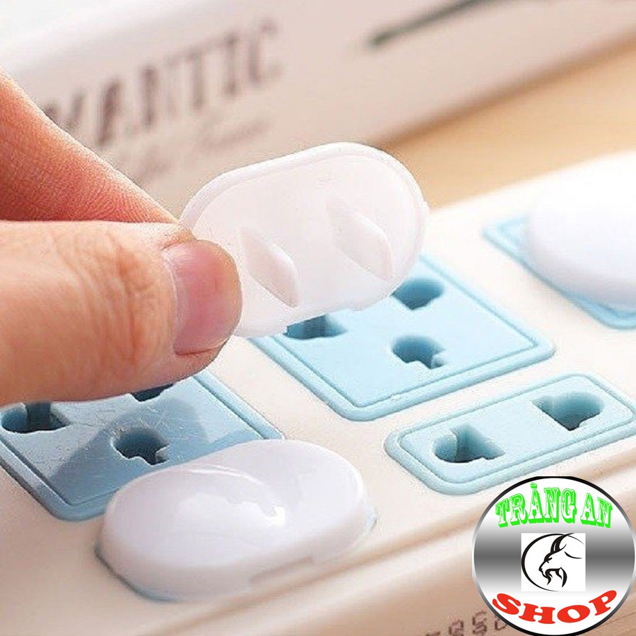 Bịt Ổ Cắm 2 Chân, Chống Giật, Nhỏ Gọn, Bảo Vệ An Toàn Cho Trẻ Nhỏ