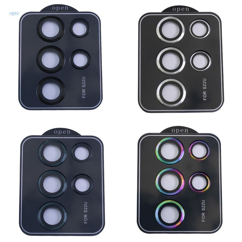 Kính Cường Lực 9H Siêu Cứng Chống Trầy Dễ Lắp Đặt Cho Ống Kính Máy Ảnh Samsung Galaxy S22 Ultra