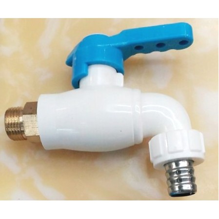 Vòi nhựa chân đồng ren D15 (21)